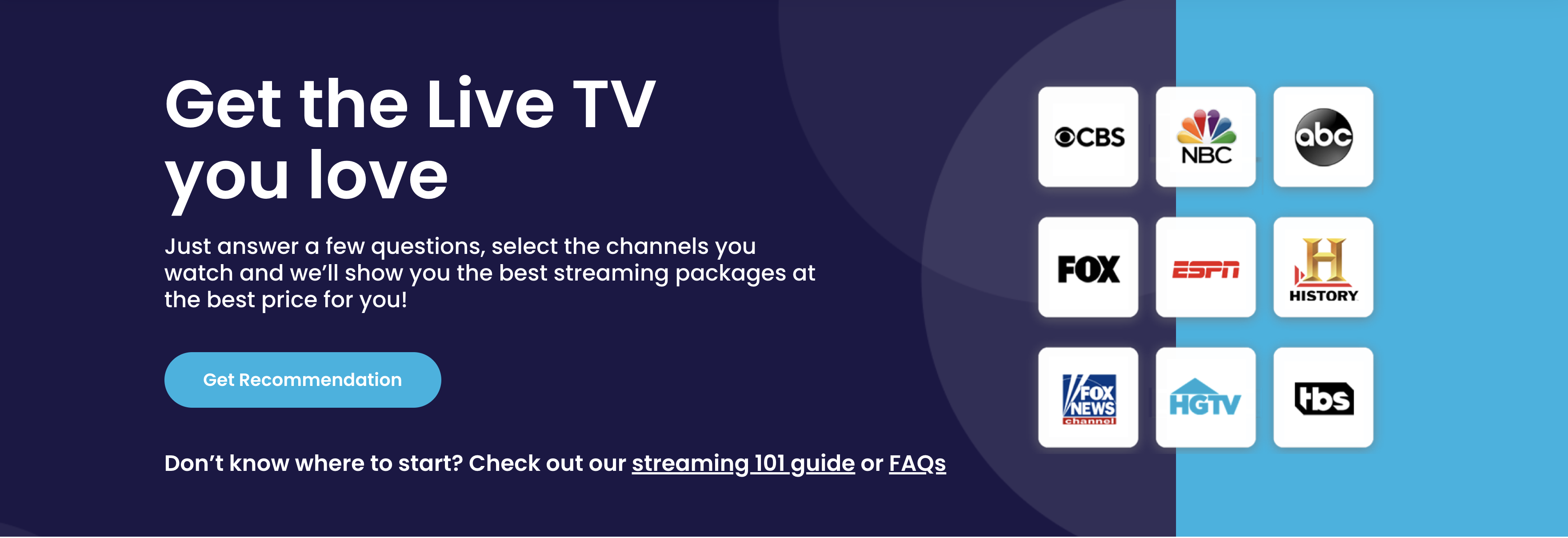 streaming tv options from AccessPlus