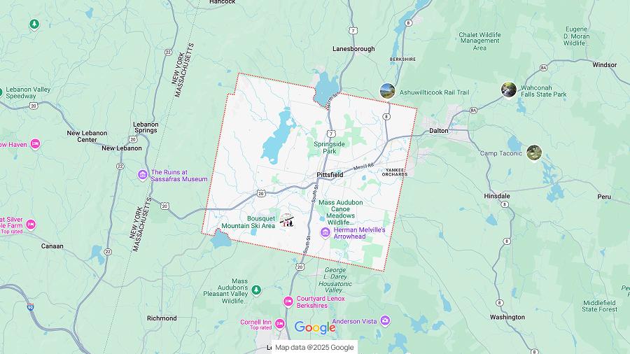 Pittsfield map